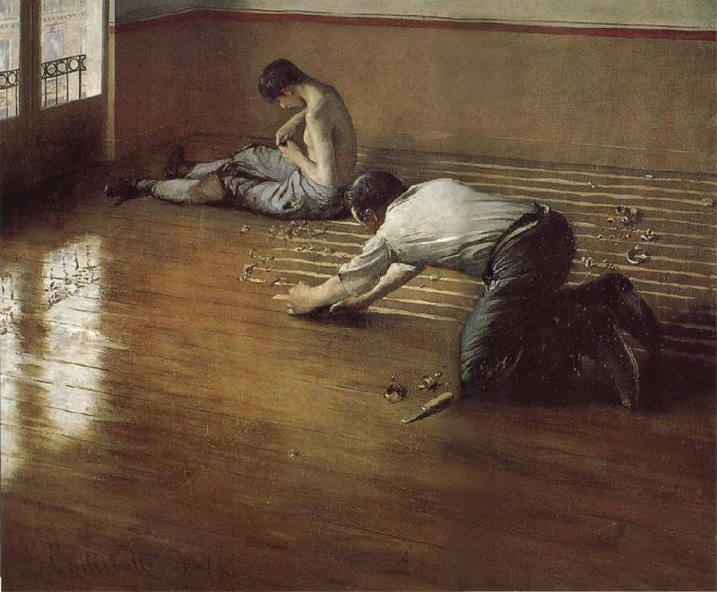 Gustave Caillebotte The worker plane the floor Germany oil painting art